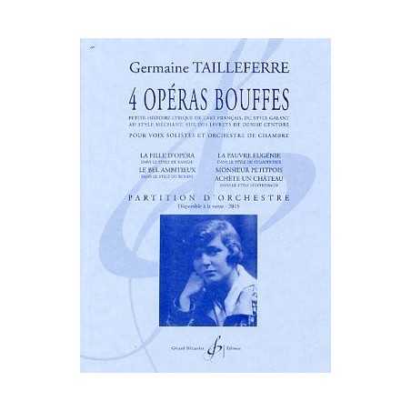 4 OPÉRAS BOUFFES