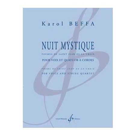 NUIT MYSTIQUE POUR VOIX ET QUATUOR À CORDES