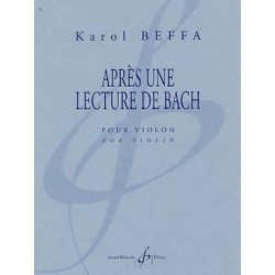 APRÈS UNE LECTURE DE BACH