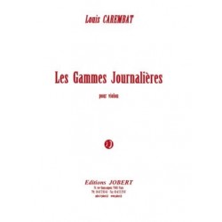 LES GAMMES JOURNALIÈRES Louis CAREMBAT