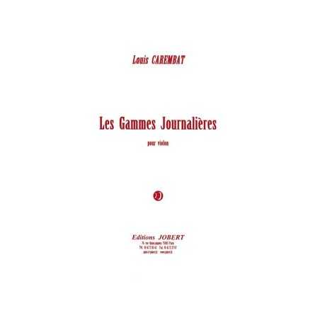 LES GAMMES JOURNALIÈRES
