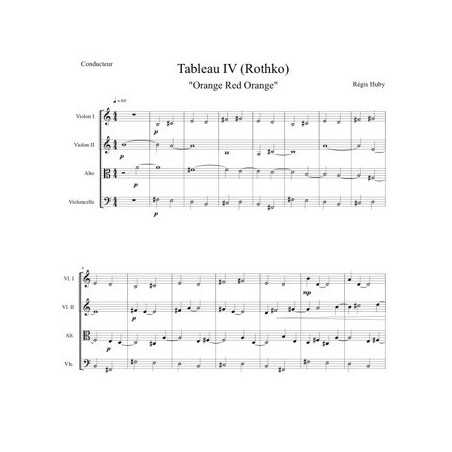 TABLEAU 4 (ROTHKO) « ORANGE RED ORANGE »