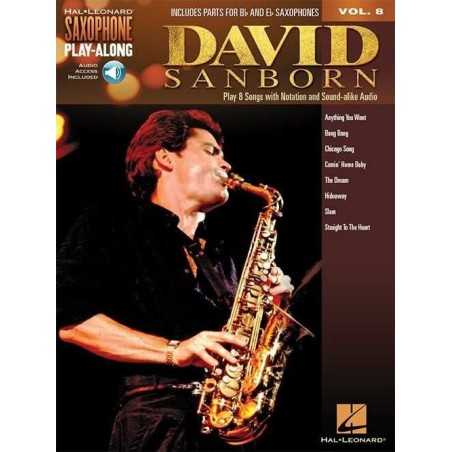 SAXOPHONE PLAY-ALONG VOLUME 8 DAVID SANBORN (+ONLINE AUDIO)