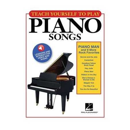 TEACH YOURSELF TO PLAY "PIANO MAN" AND 9 MORE ROCK HITS (+ONLINE AUDIO AND VIDEO)
