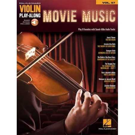 VIOLIN PLAYALONG VOL.057 MOVIE MUSIC (+ONLINE AUDIO)