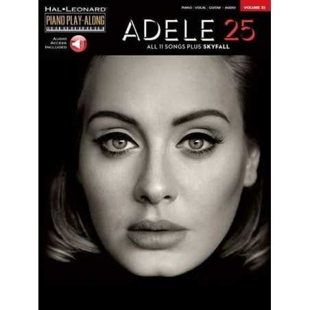 PIANO PLAY-ALONG VOL.32 ADELE 25 (+ONLINE AUDIO)