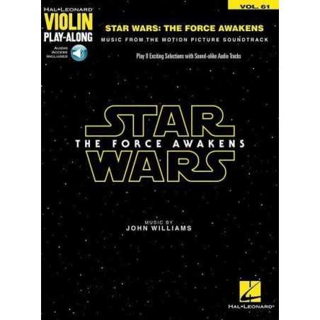 VIOLIN PLAYALONG VOL.061 STAR WARS THE FORCE AWAKENS (+ONLINE AUDIO)