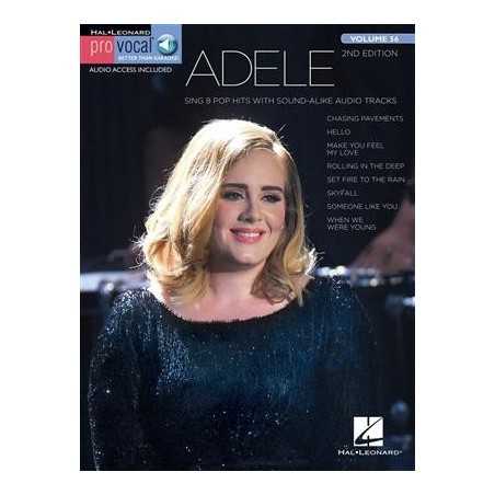 PRO VOCAL FOR WOMEN SINGERS VOLUME 56 ADELE VERSION 2016 (+ONLINE AUDIO)