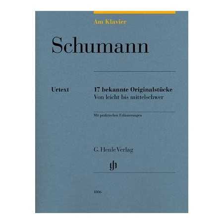 SCHUMANN ROBERT - AM KLAVIER (17 PIECES ORIGINALES) - PIANO