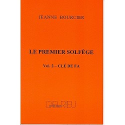 Sheet music PREMIER SOLFÈGE VOL.2 Jeanne BOURCIER