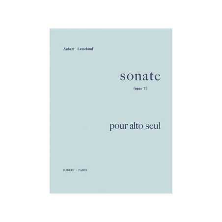 SONATE OP.7 POUR ALTO SEUL