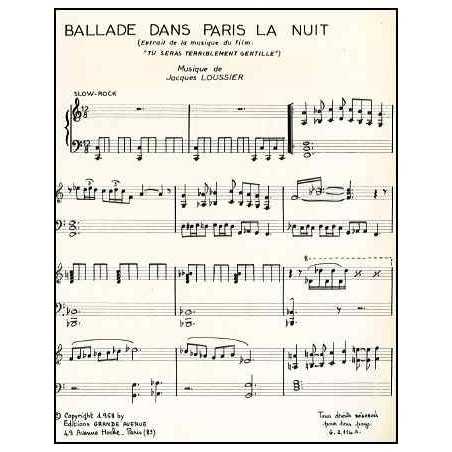 BALLADE DANS PARIS LA NUIT