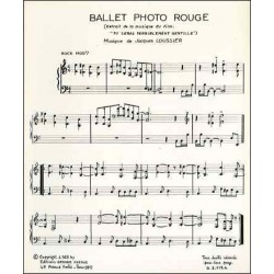 BALLET PHOTO ROUGE