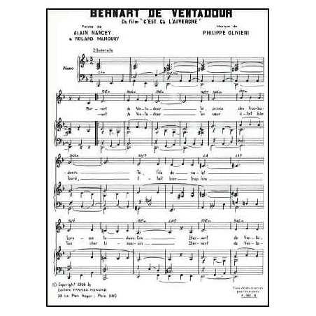 BERNART DE VENTADOUR