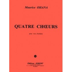 4 CHOEURS POUR VOIX D'ENFANTS