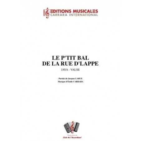 LE P'TIT BAL DE LA RUE D'LAPPE (java - valse)