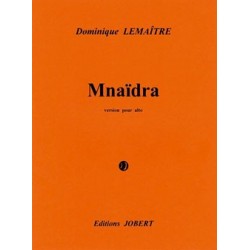 MNAÏDRA, VERSION POUR ALTO