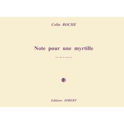 NOTE POUR UNE MYRTILLE