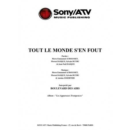 TOUT LE MONDE S'EN FOUT
