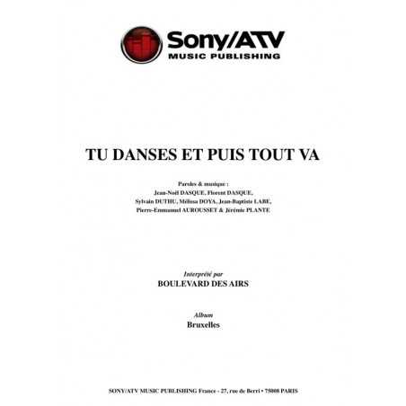 TU DANSES ET PUIS TOUT VA
