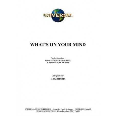 WHAT'S ON YOUR MIND