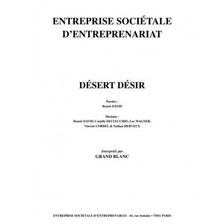 DÉSERT DÉSIR