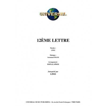 12ÈME LETTRE