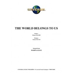 THE WORLD BELONGS TO US