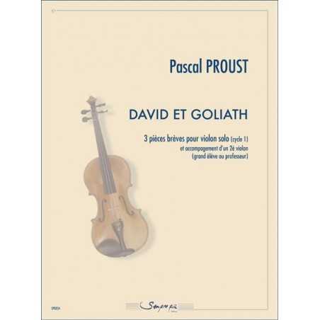 DAVID ET GOLIATH - 3 PIÈCES BRÈVES POUR VIOLON