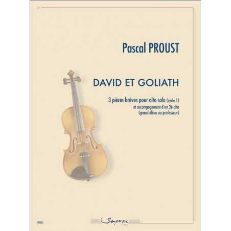 DAVID ET GOLIATH - 3 PIÈCES BRÈVES POUR ALTO