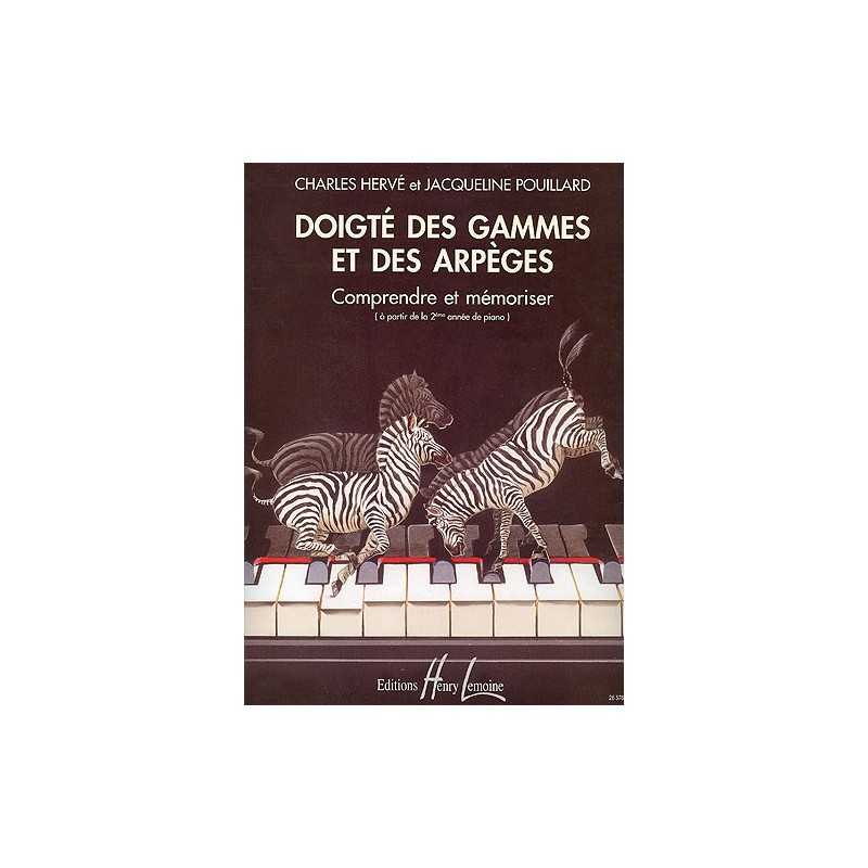 Sheet music DOIGTÉ DES GAMMES ET DES ARPÈGES Jacqueline POUILLARD & Charles HERVE