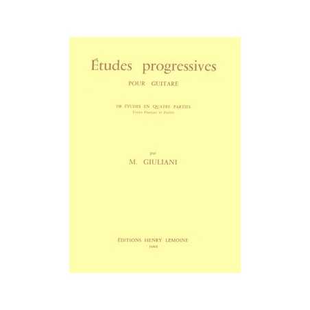 158 ETUDES PROGRESSIVES