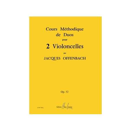 COURS MÉTHODIQUE DE DUOS POUR DEUX VIOLONCELLES OP.52