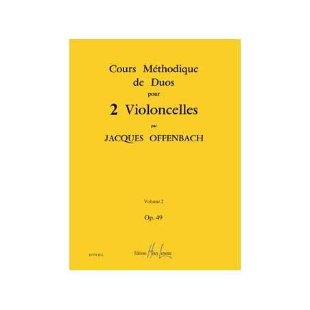 COURS MÉTHODIQUE DE DUOS POUR DEUX VIOLONCELLES OP.49 VOL.2