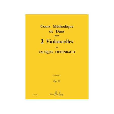 COURS MÉTHODIQUE DE DUOS POUR DEUX VIOLONCELLES OP.50 VOL.2