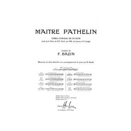 MAÎTRE PATHELIN N°5 ROMANCE