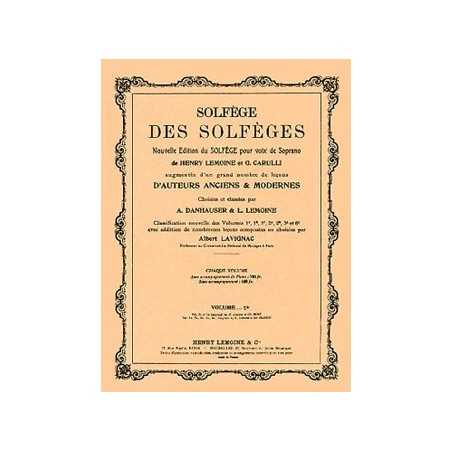 SOLFÈGE DES SOLFÈGES VOL.5B AVEC ACCOMPAGNEMENT