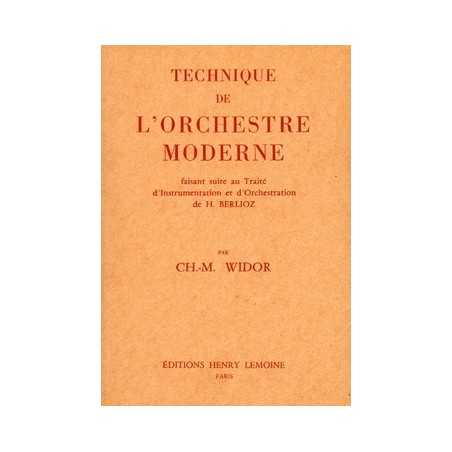 TECHNIQUE DE L'ORCHESTRE MODERNE