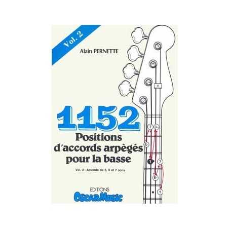 1152 POSITIONS D'ACCORDS ARPÈGÉS POUR LA BASSE VOL.2