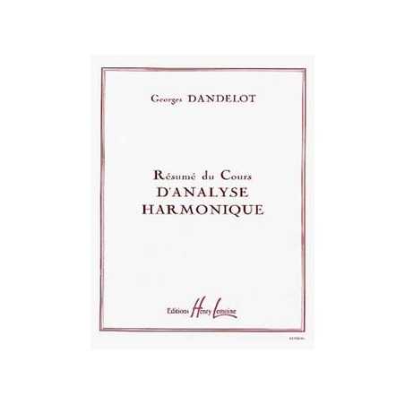 RÉSUMÉ DE COURS D'ANALYSE HARMONIQUE