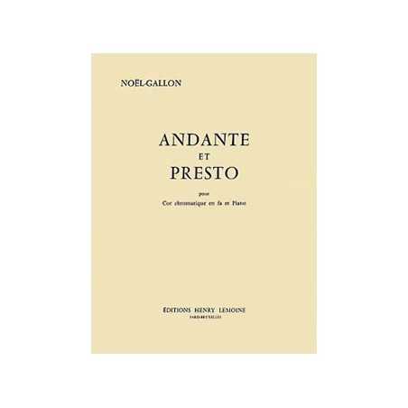 ANDANTE ET PRESTO