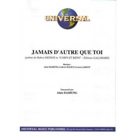 JAMAIS D'AUTRE QUE TOI