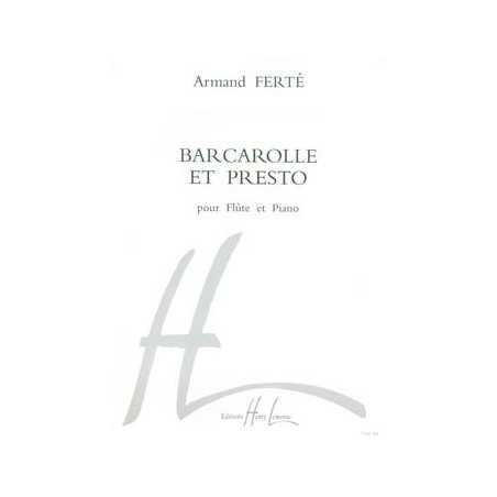 BARCAROLLE ET PRESTO