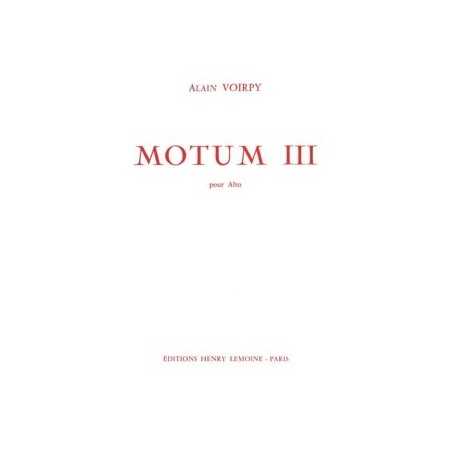 MOTUM III