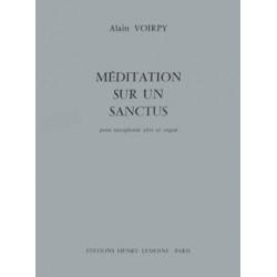 MÉDITATION SUR UN SANCTUS