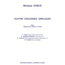 4 ESQUISSES GRECQUES