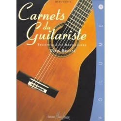 CARNETS DU GUITARISTE VOL.1 Yvon RIVOAL