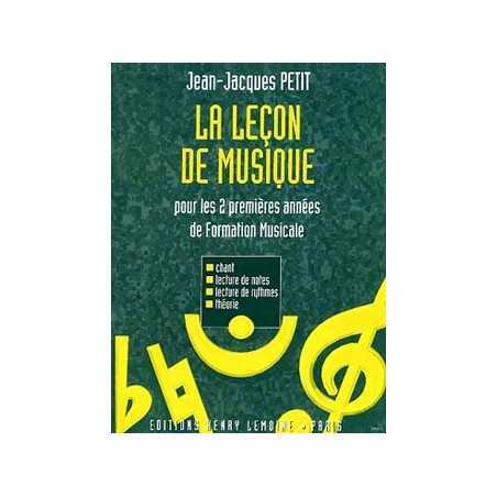 LEÇON DE MUSIQUE 1ÈRE ET 2ÈME ANNÉES