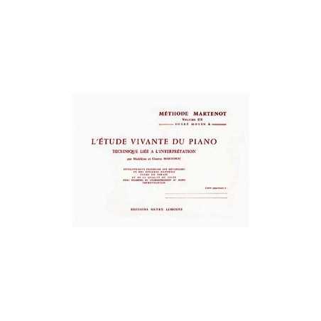 ETUDE VIVANTE 3 - MOYEN A