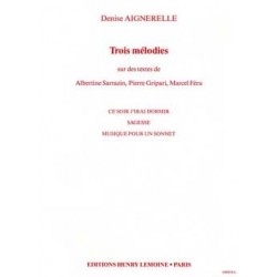 3 MÉLODIES